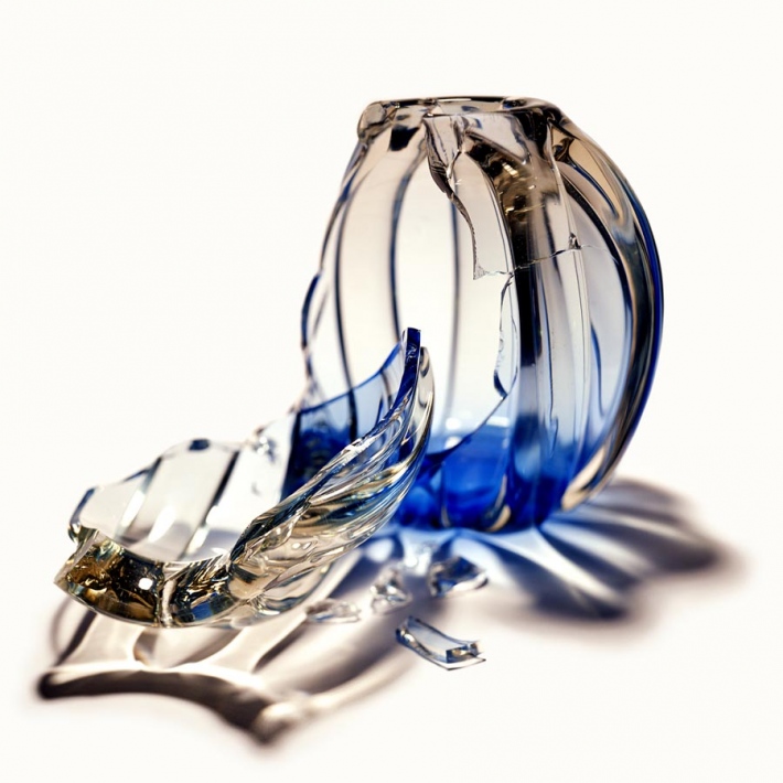 Feu vase, décor "Godron" !