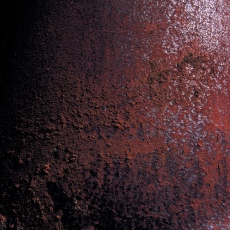 D&eacute;tail de rouille sur une chaudi&egrave;re &agrave; Ersa